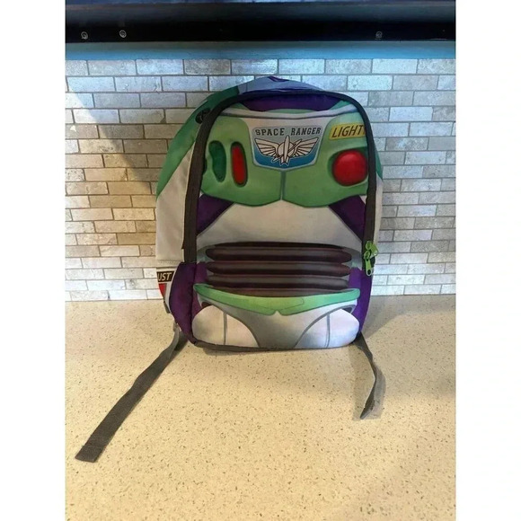 Buzz Lightyear Space Ranger Backpack DisneyParks RARE b9 - Picture 1 of 5